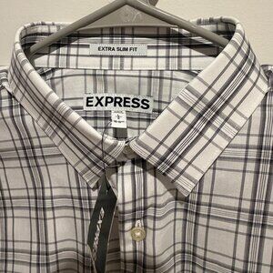 Express Men’s Extra Slim Fit Dress Shirt – Size L 16–16.5 | New w/ Tags